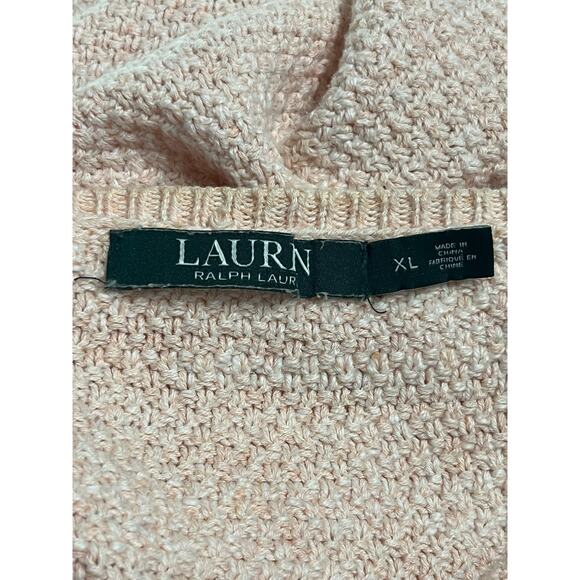 Lauren Ralph Lauren Women’s pink pullover sweater SIZE XL - Picture 4 of 6